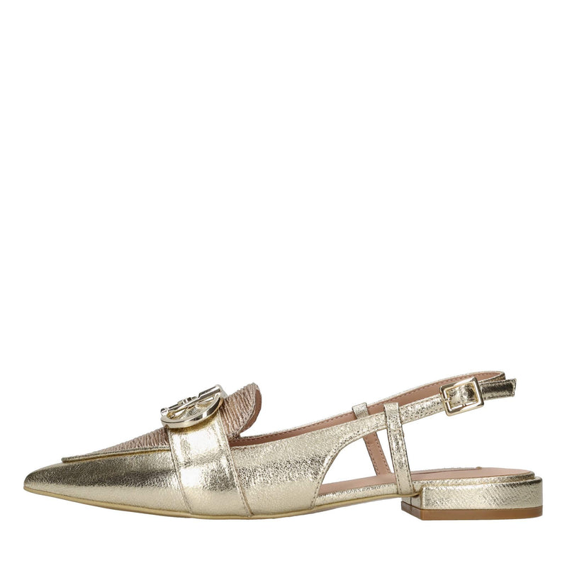 Ballerine slingback modello VIOLA in ecopelle e pelle 