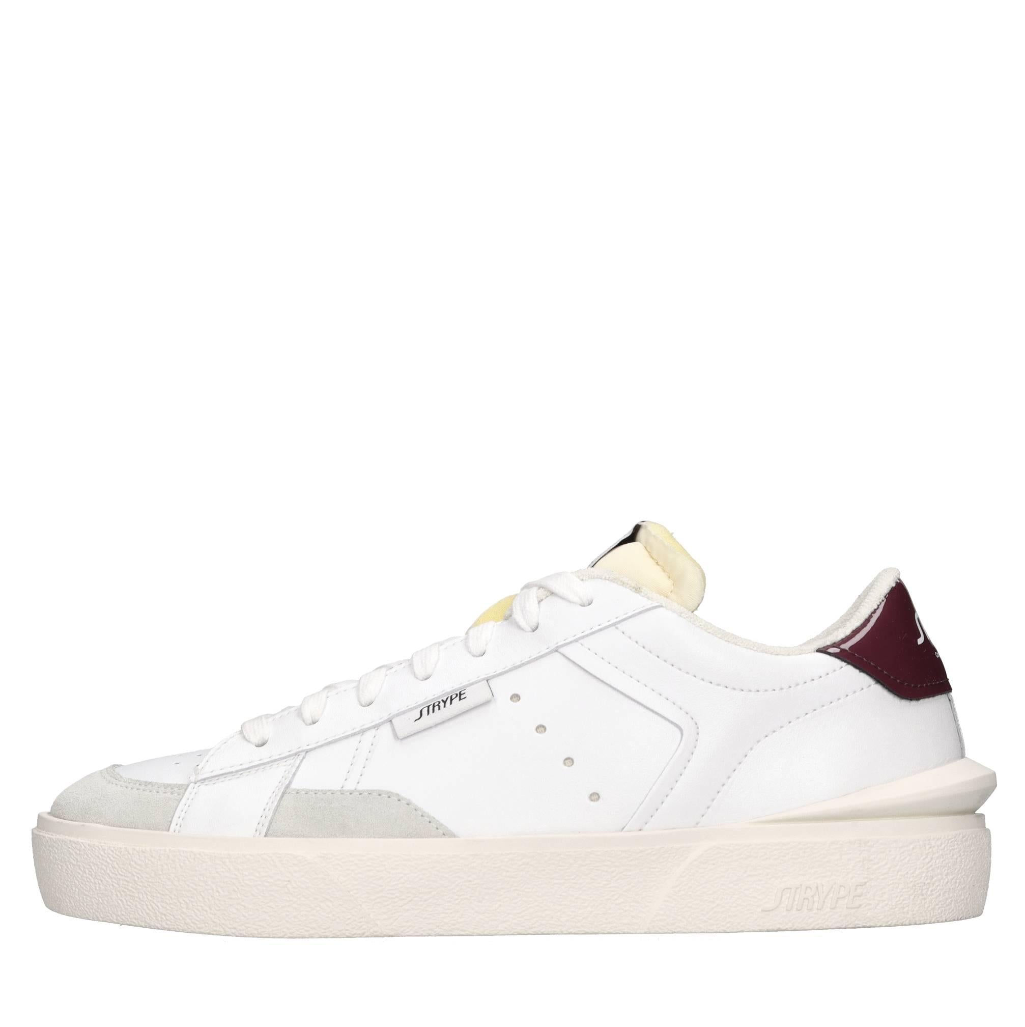 Sneakers in pelle e tessuto 