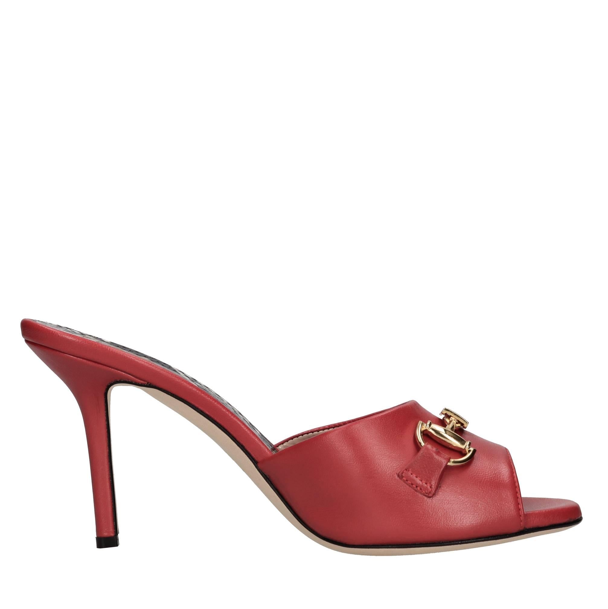 Mules in pelle 