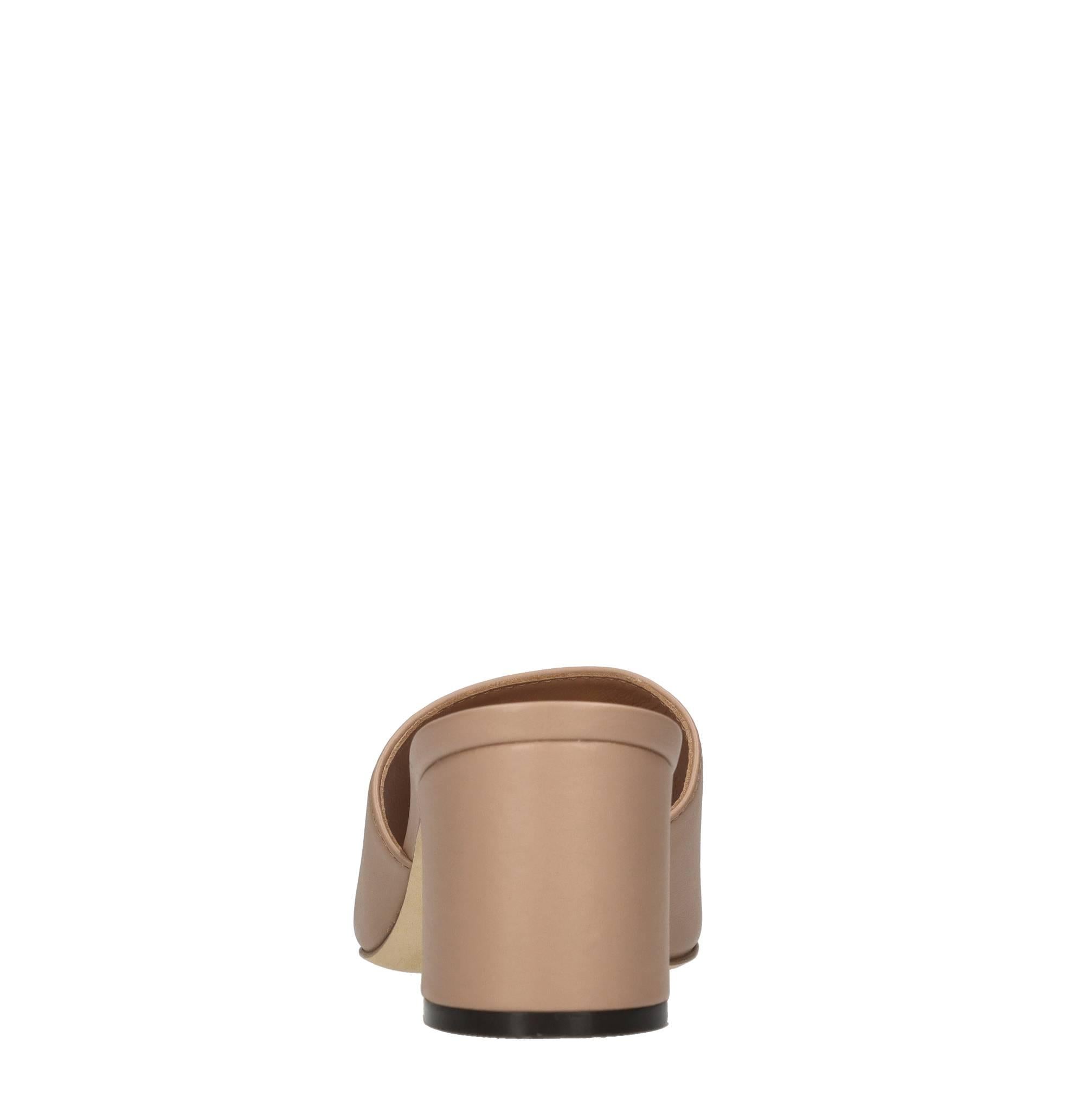 Mules in pelle 