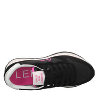 Sneakers in camoscio ecopelle e tessuto 