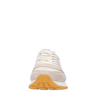 Sneakers camoscio pelle e tessuto 