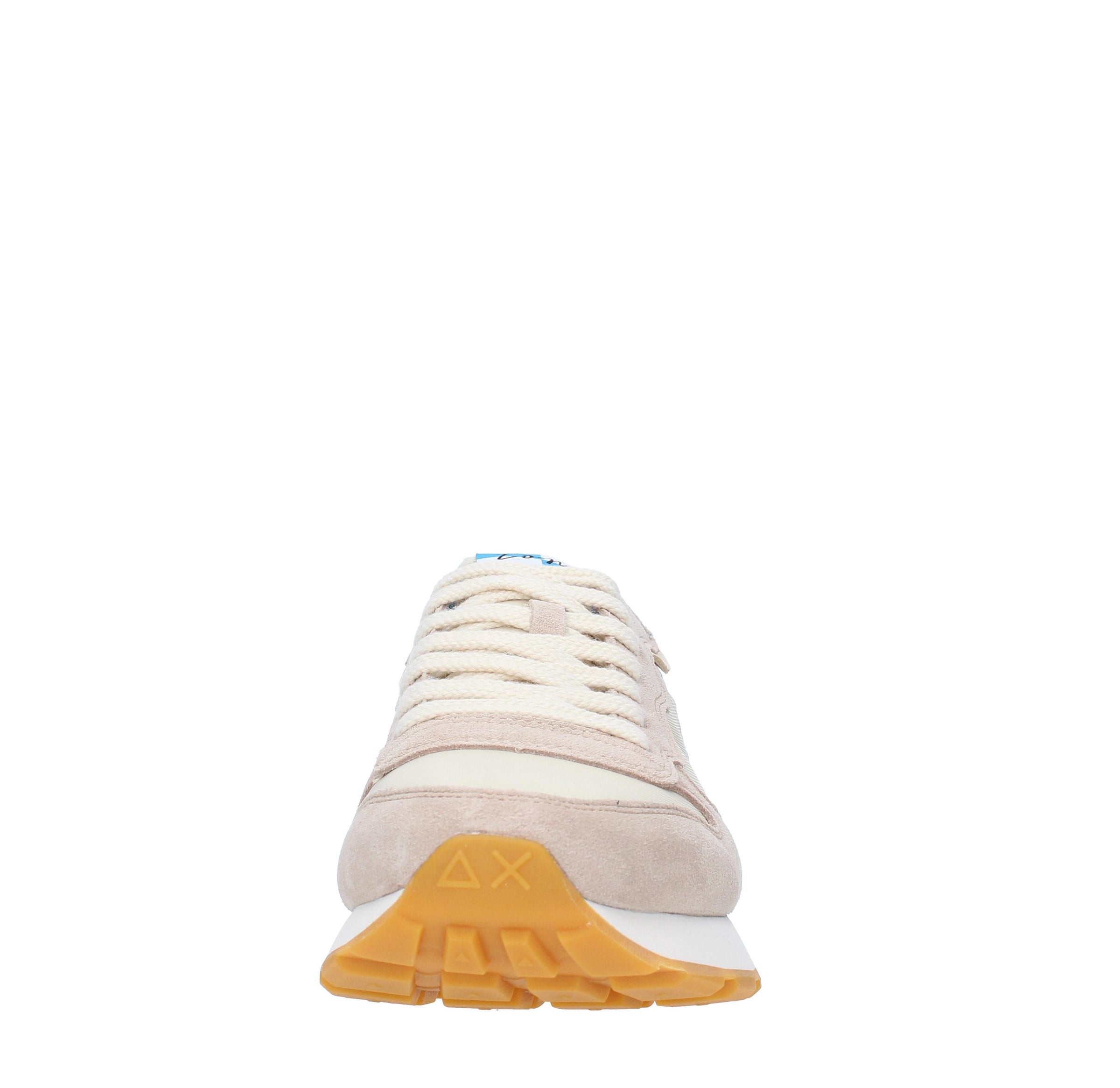 Sneakers camoscio pelle e tessuto 