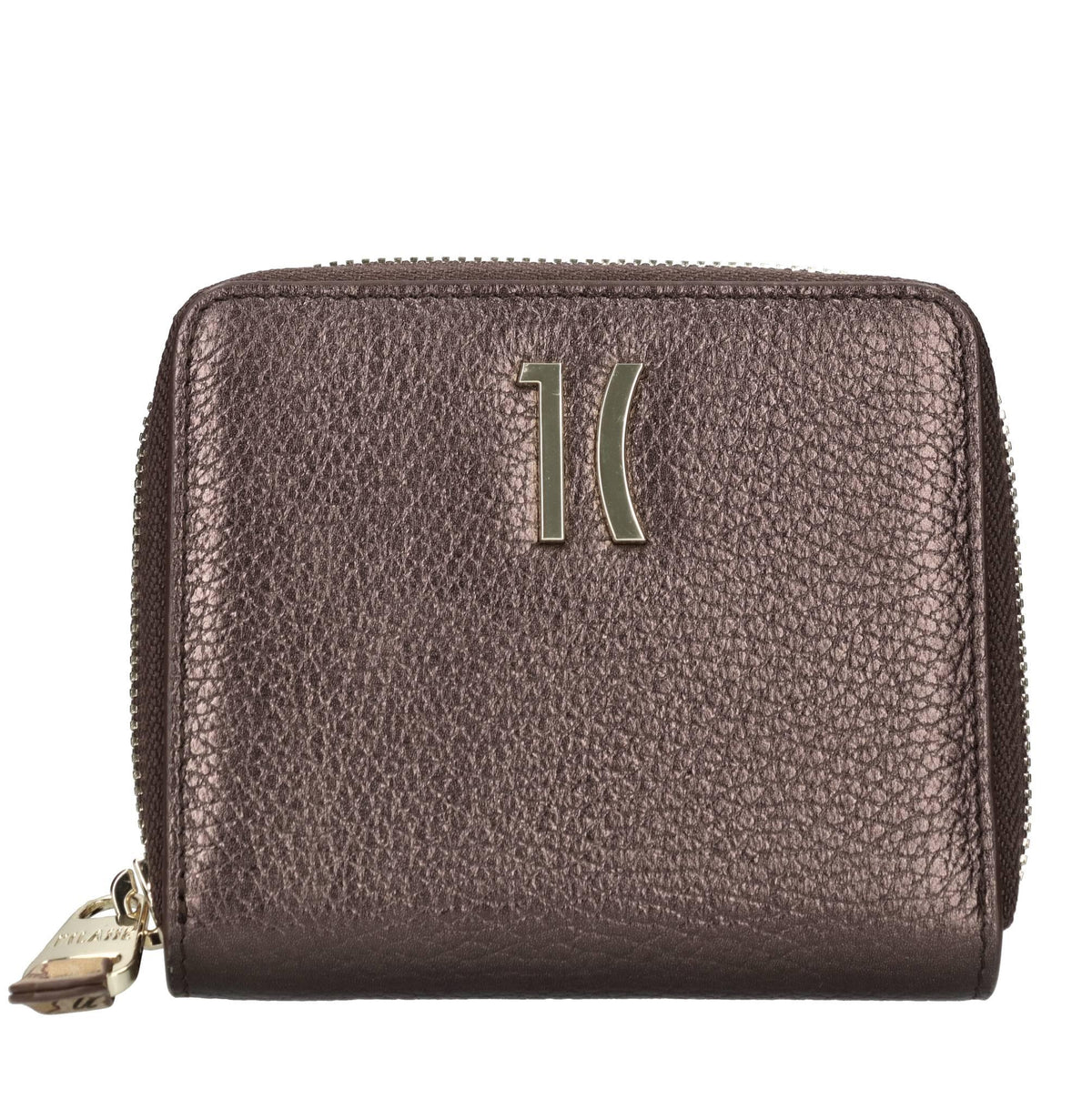 Portafoglio zip around piccolo in pelle 