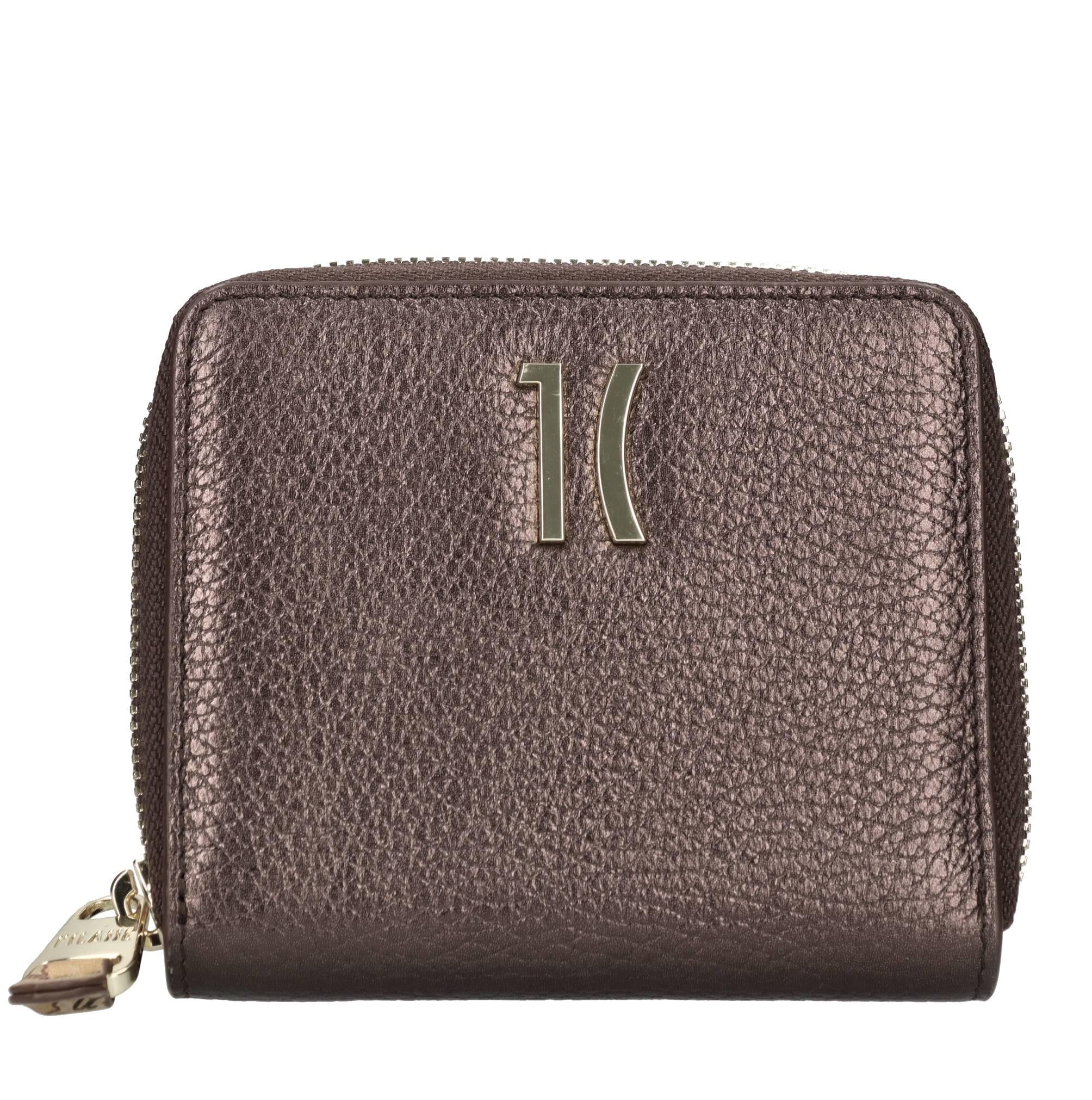 Portafoglio zip around piccolo in pelle 