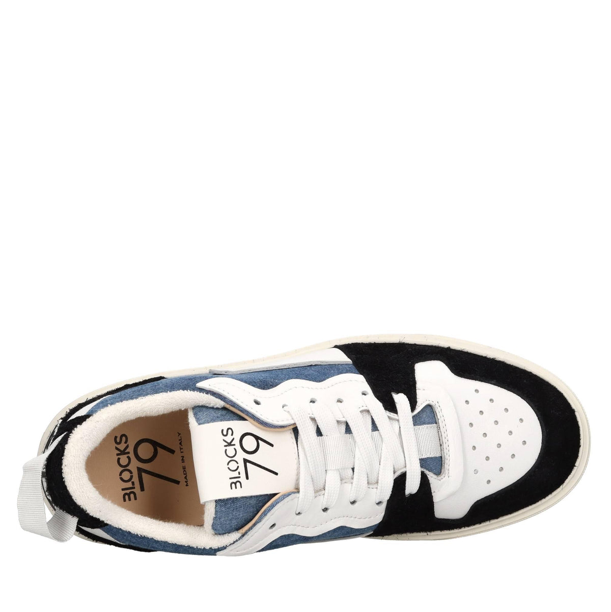 Sneakers in multimateriale 
