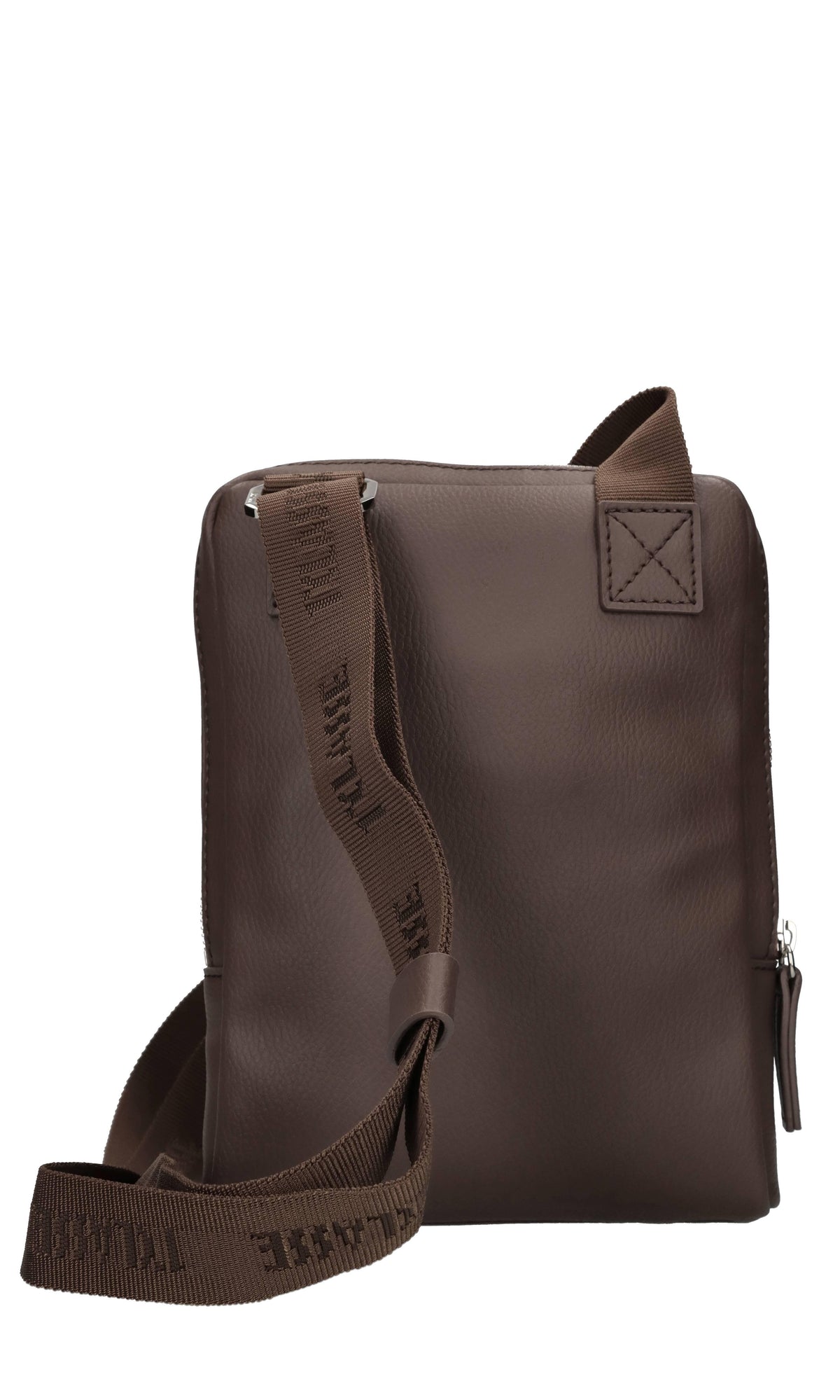 Borsa in ecopelle e tessuto 