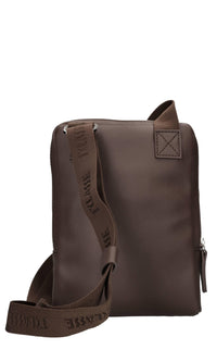 Borsa in ecopelle e tessuto 