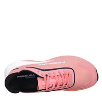 Sneakers in ecopelle e tessuto 