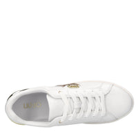 Sneakers in ecopelle e glitter 