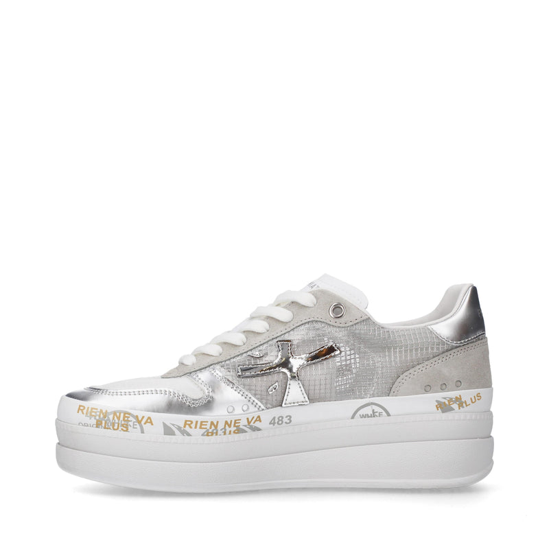 Sneakers multimateriale 