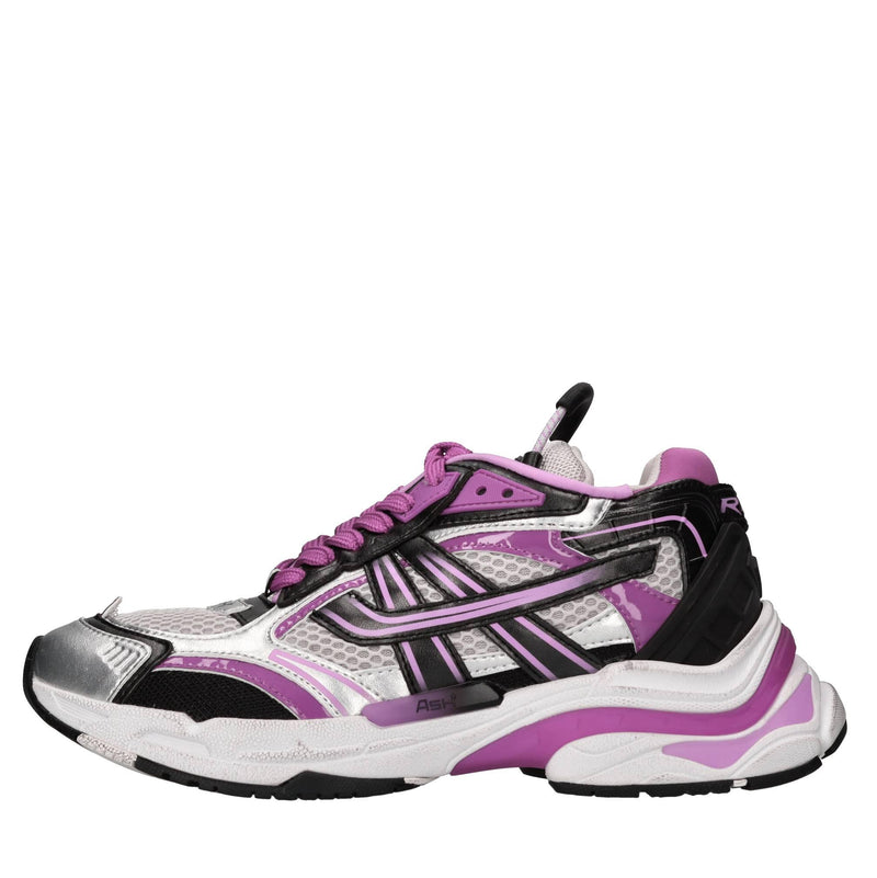 Sneakers Race in ecopelle e tessuto 