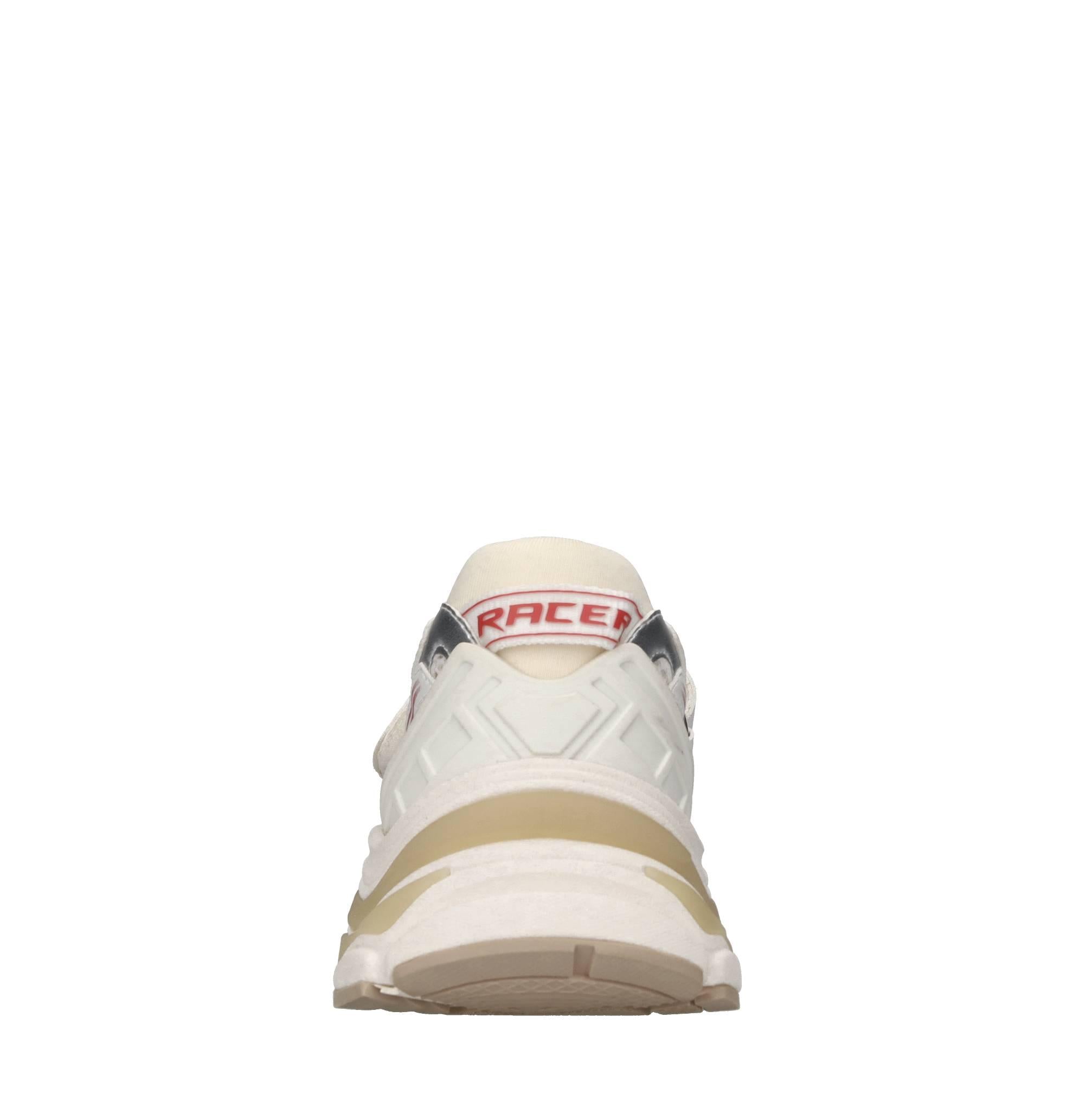 Sneakers in ecopelle e tessuto 