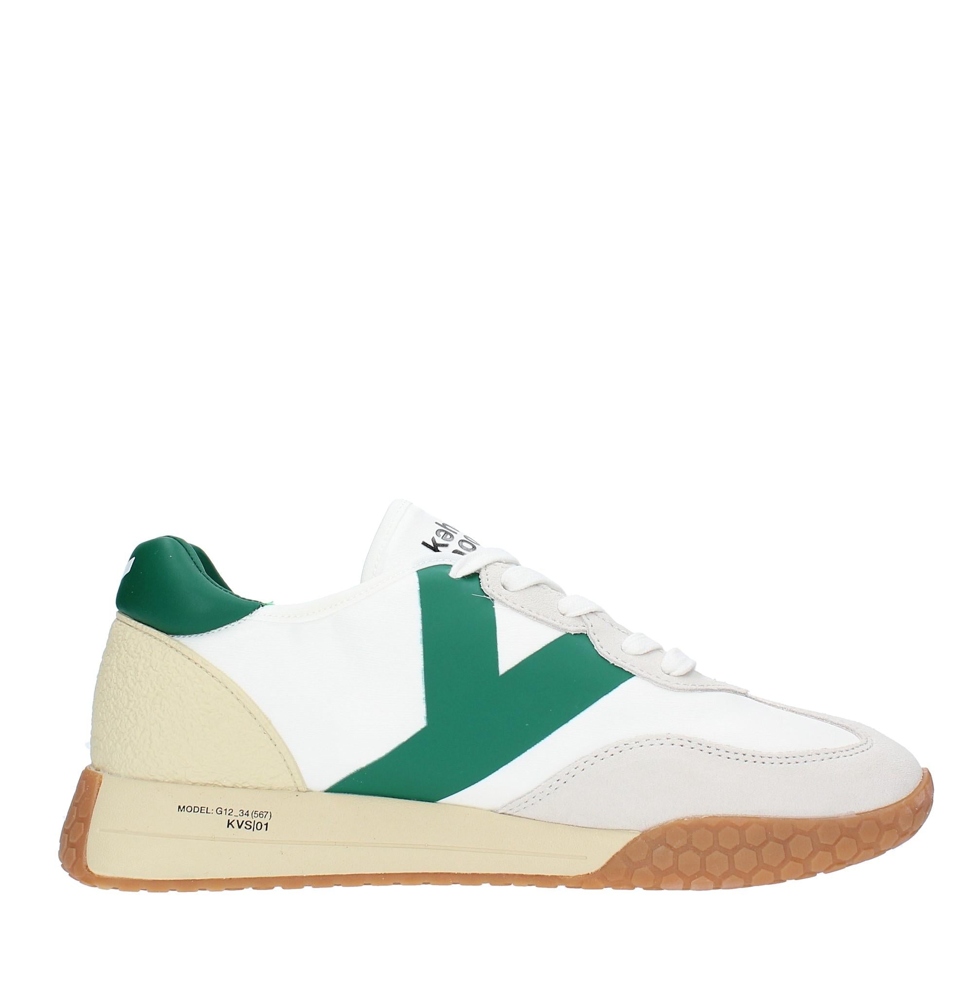Sneakers in camoscio tessuto e gomma 