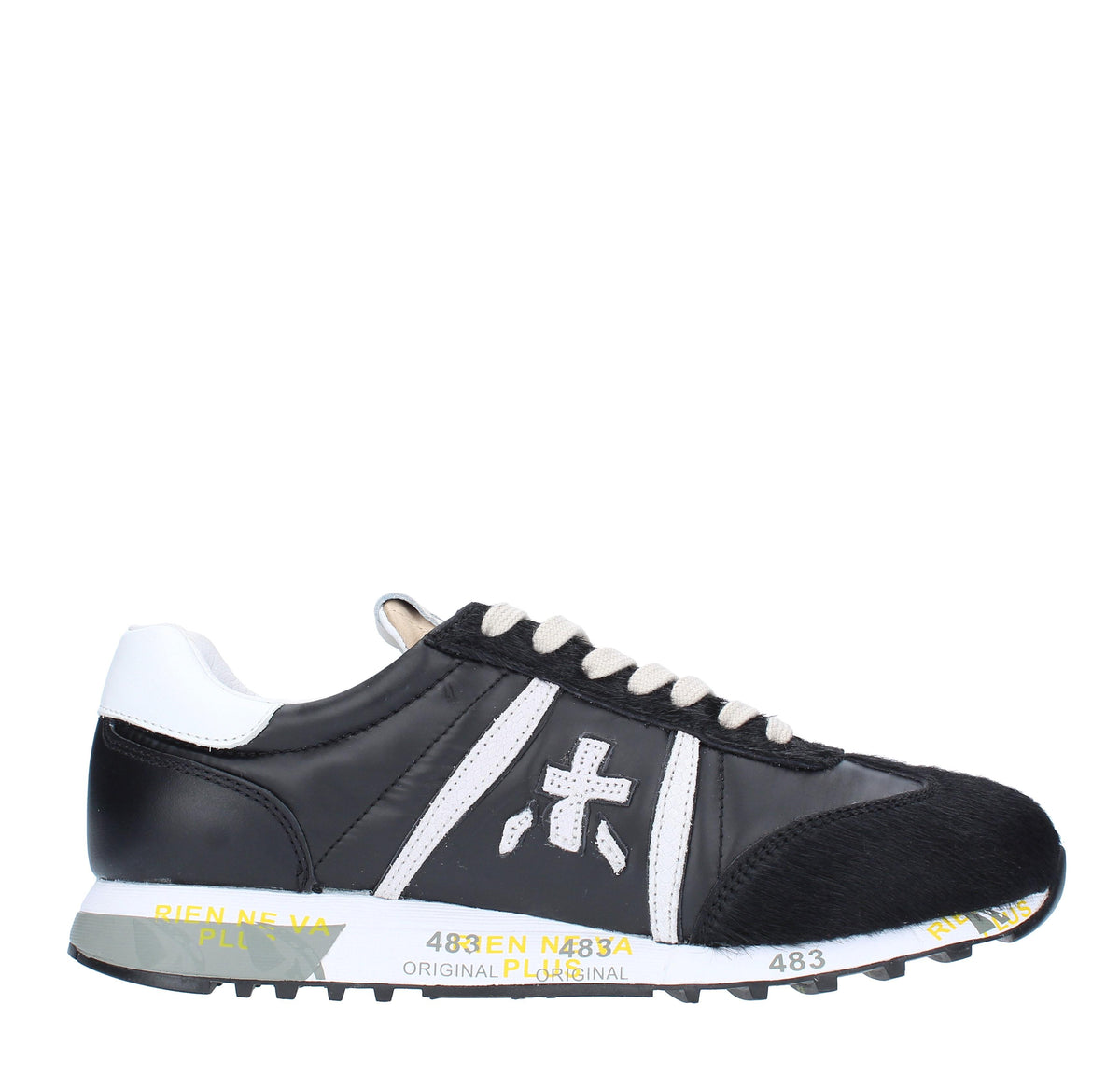 Sneakers LUCYD PREMIATA in pelle e cavallino 