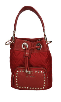 Borsa Dark Wave in tessuto ed ecopelle 