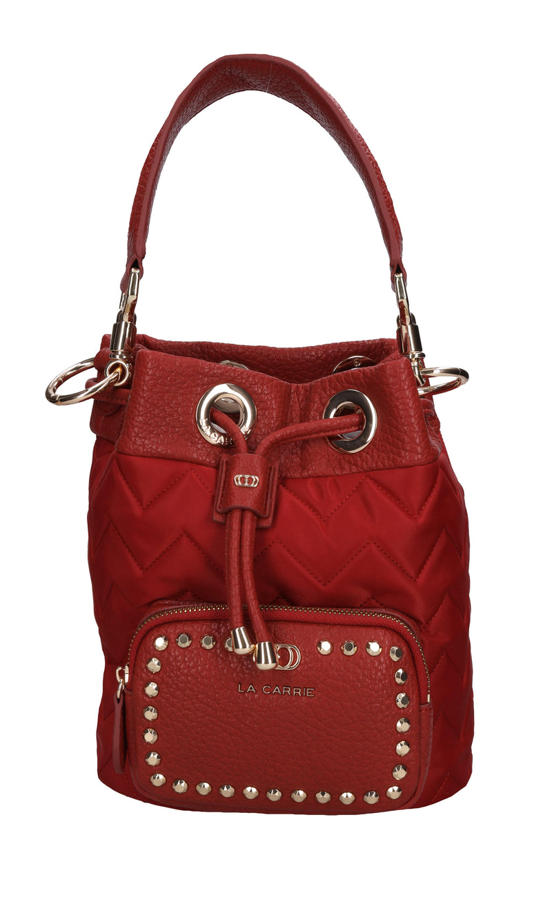 Borsa Dark Wave in tessuto ed ecopelle 
