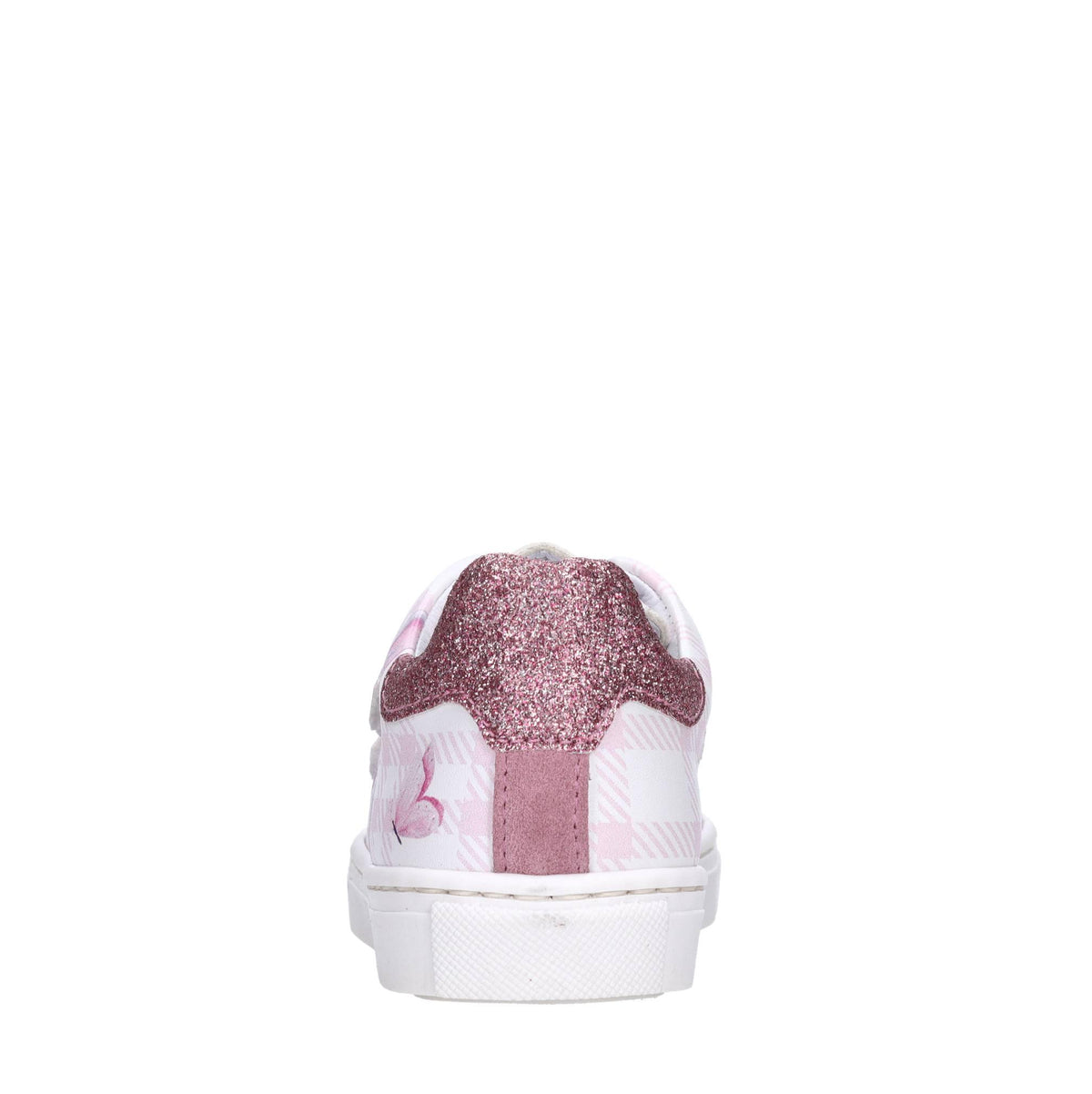 Sneakers in ecopelle e glitter 