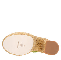 Sandali Xia Satin in raso e rafia 