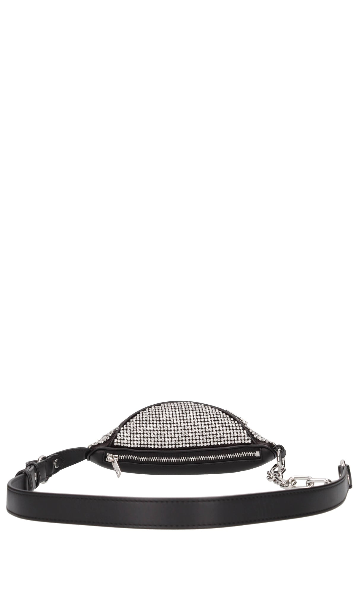 Marsupio in pelle e strass 