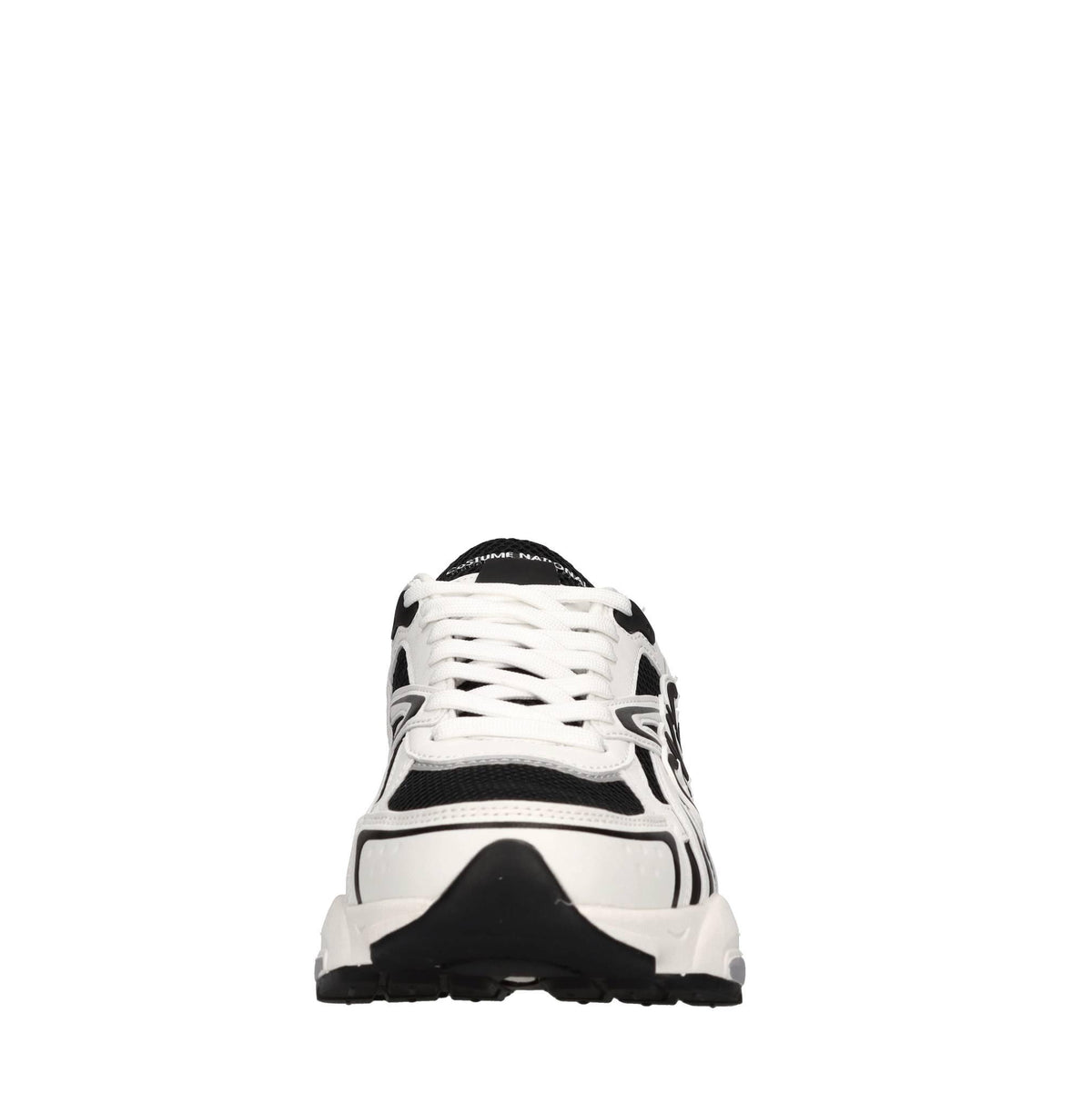 Sneakers in ecopelle e tessuto 
