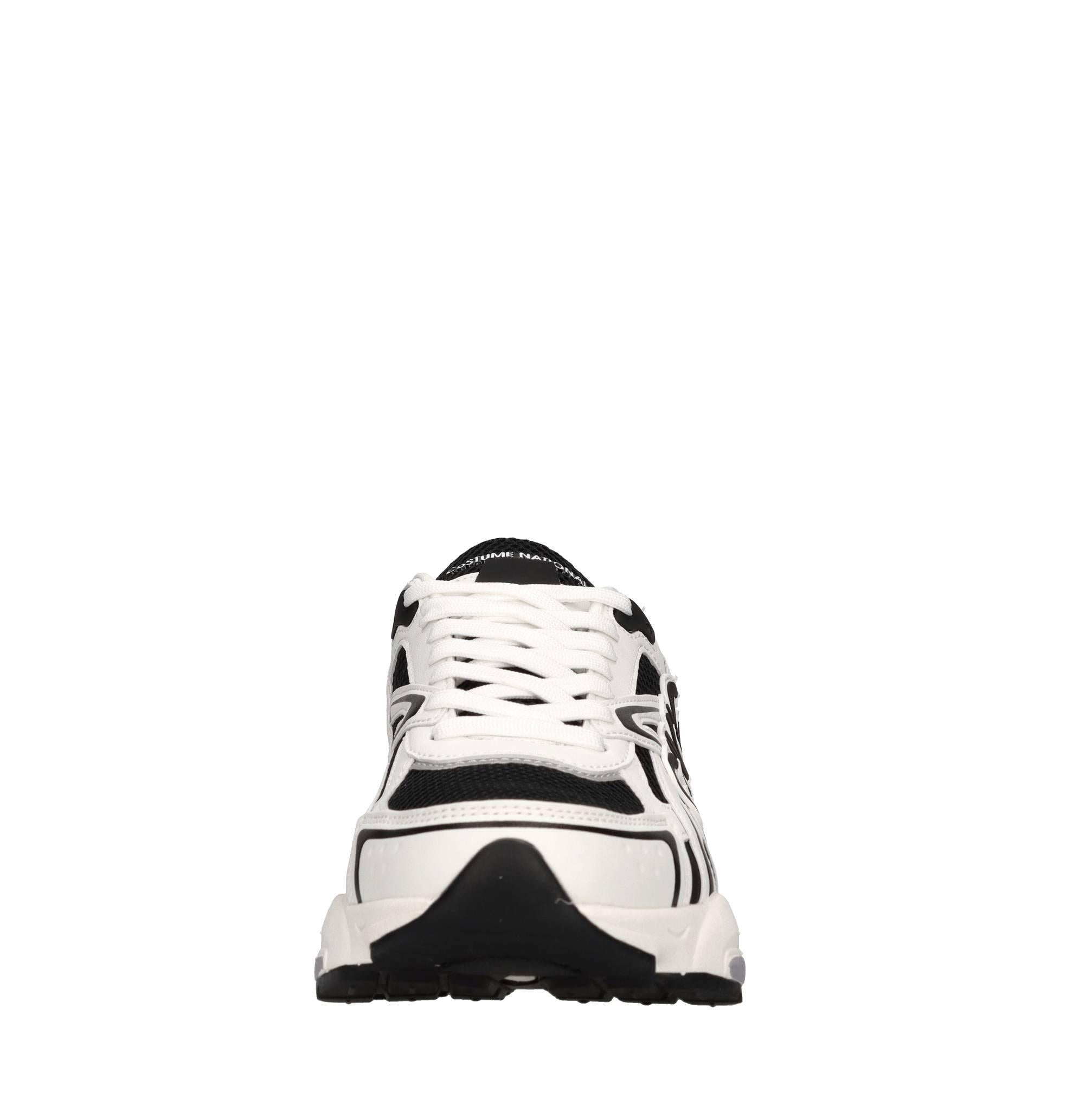 Sneakers in ecopelle e tessuto 