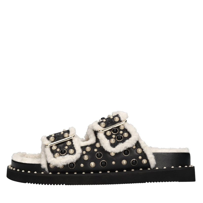 Mules in pelle 