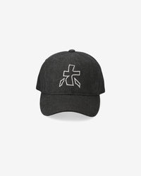 Cappello PREMIATA in cotone con cinturino in pelle e fibbia.<BR/> 