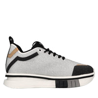 Sneakers in tessuto e strass 