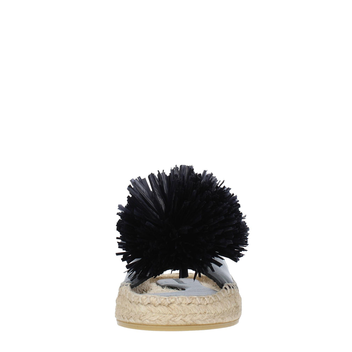 Mules modello FUJI in pelle e rafia 