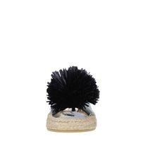 Mules modello FUJI in pelle e rafia 