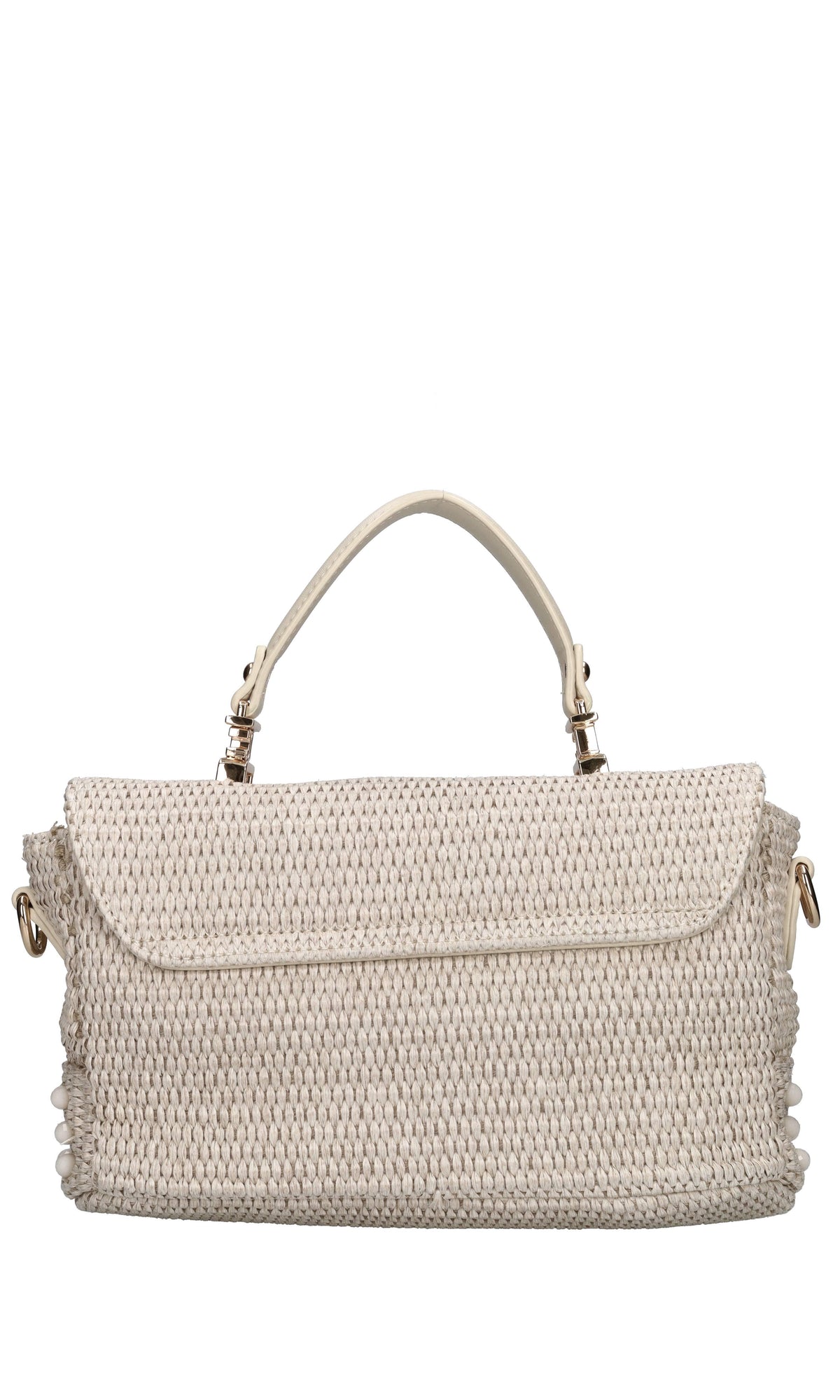 Borsa MALIBU in ecopelle e rafia 
