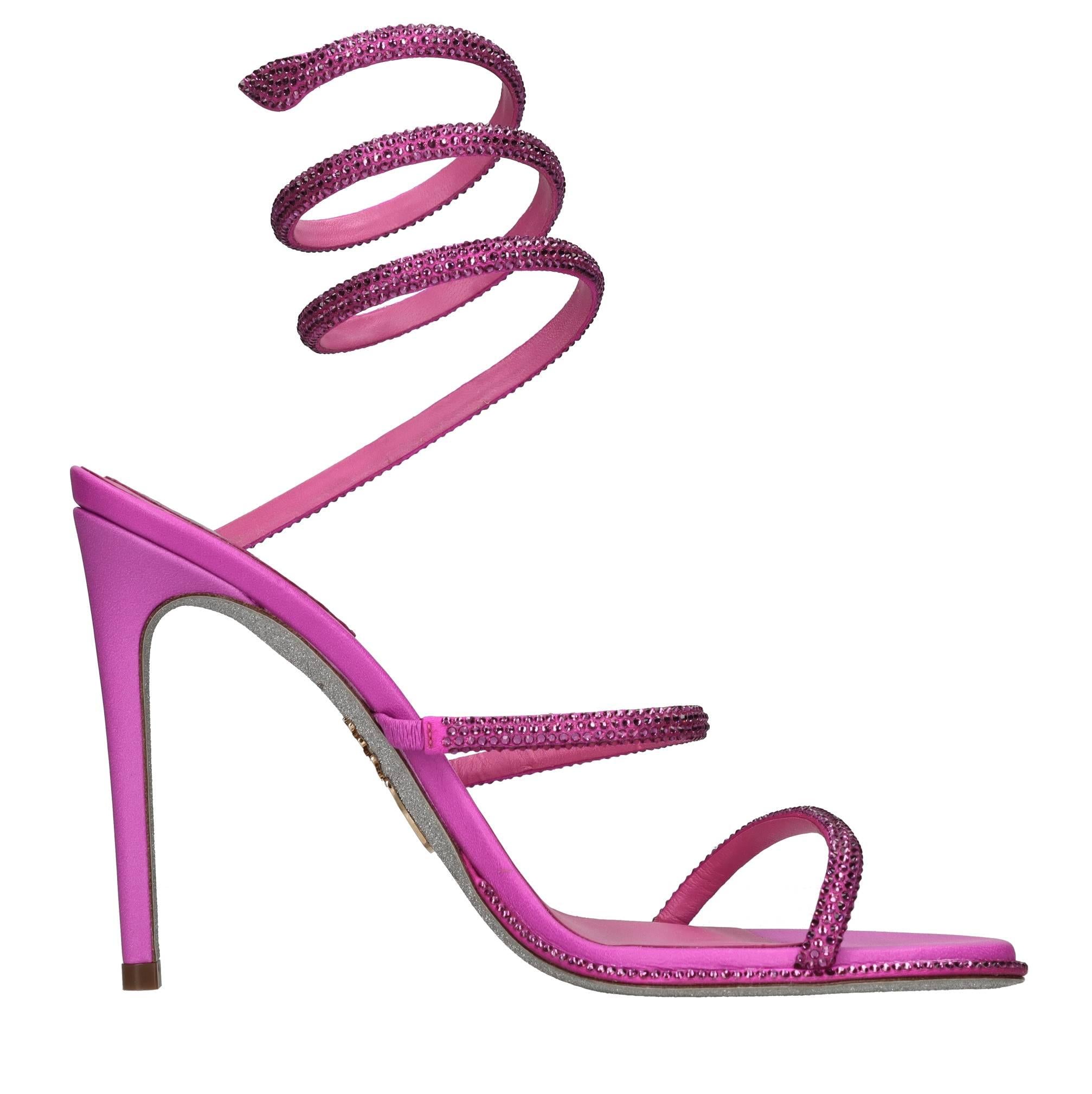 Sandali Cleo in raso e strass 