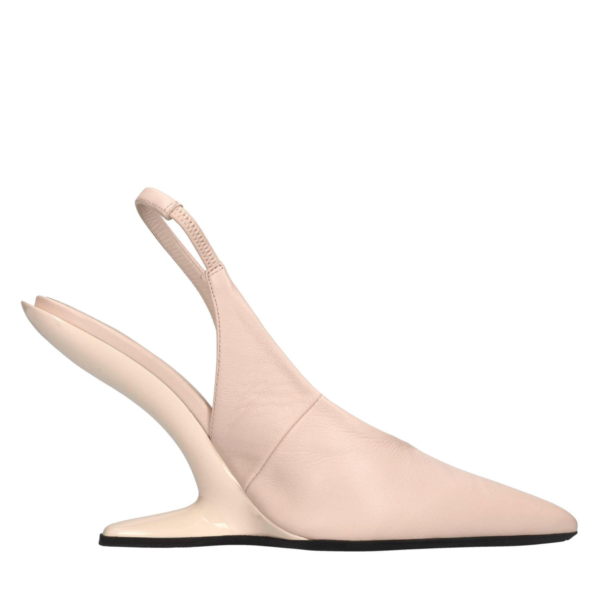 Décolleté Slingback in pelle 
