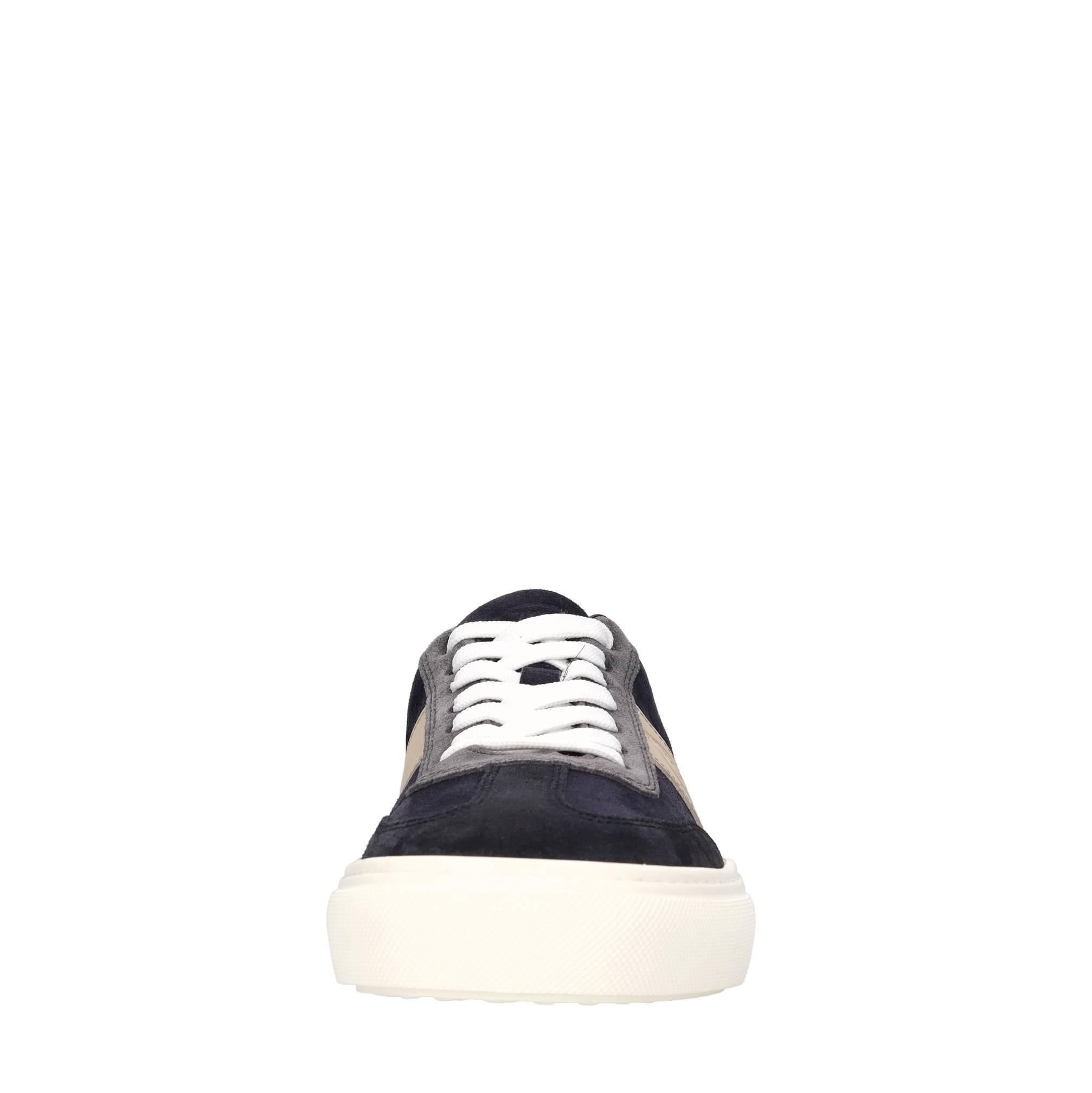 Sneakers in pelle e camoscio 