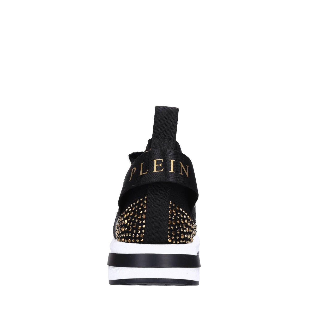 Sneakers in tessuto e strass 