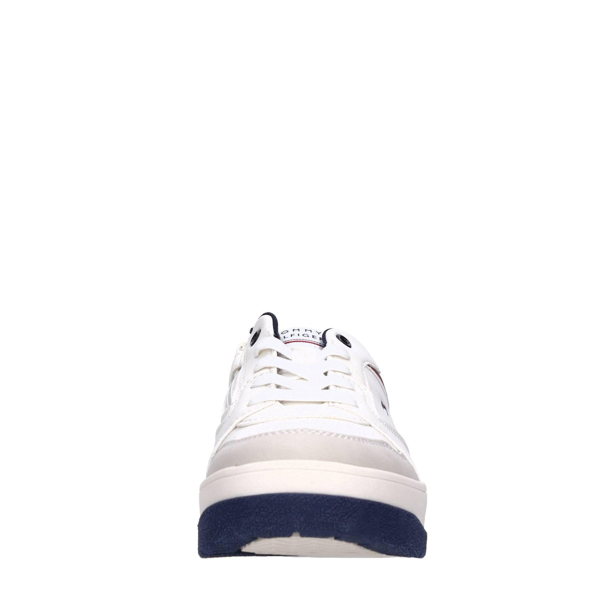 Sneakers in ecopelle e tessuto 