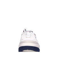 Sneakers in ecopelle e tessuto 