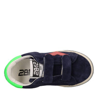 Sneakers in pelle e camoscio 