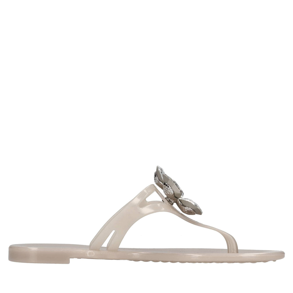 Sandali flat Jelly in PVC e Swarovski 