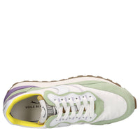 Sneakers in camoscio,pelle e tessuto 