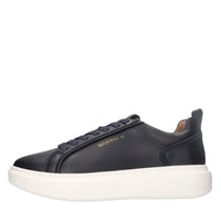 Sneakers in ecopelle e tessuto 