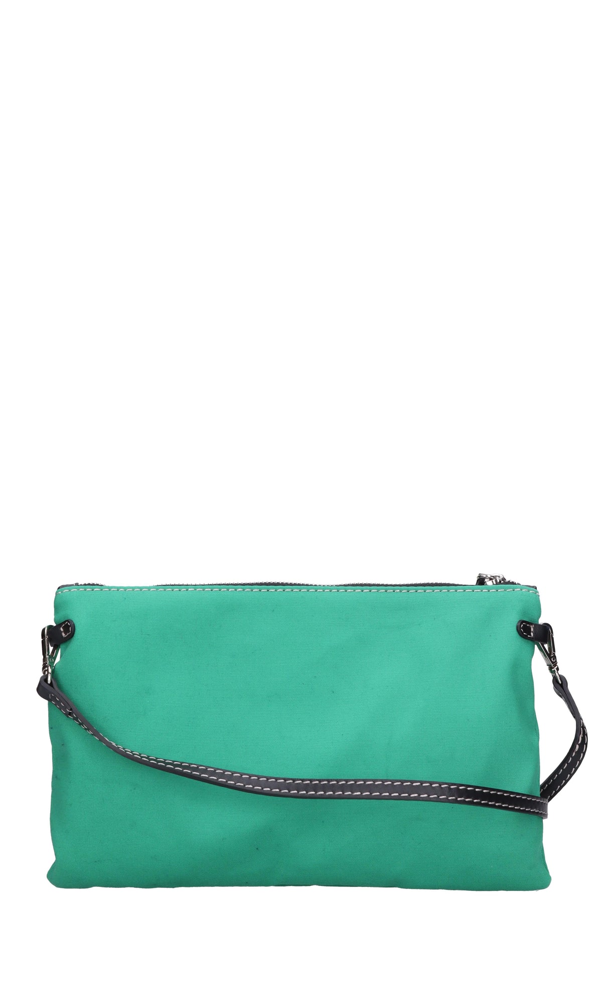Borsa in tessuto e pelle 