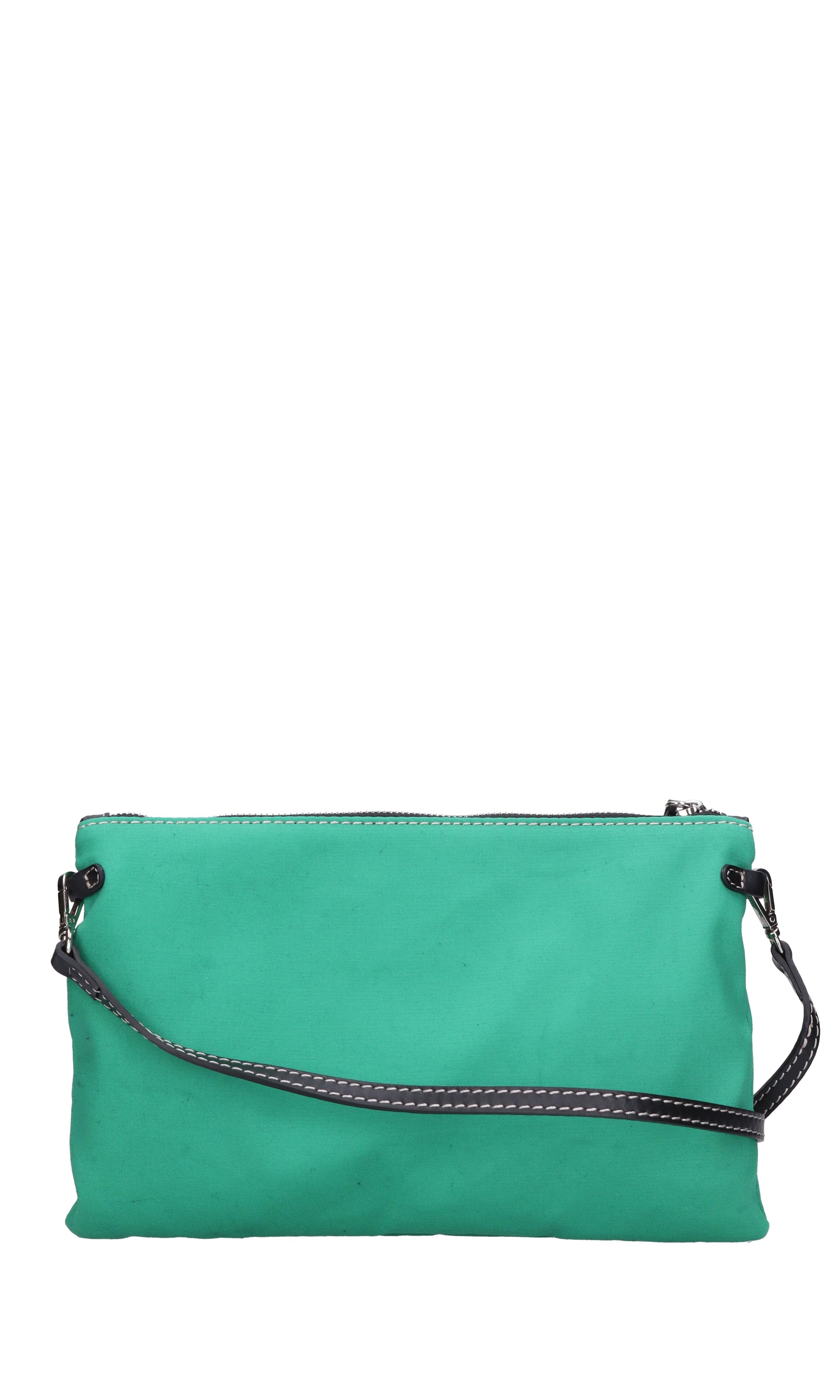 Borsa in tessuto e pelle 