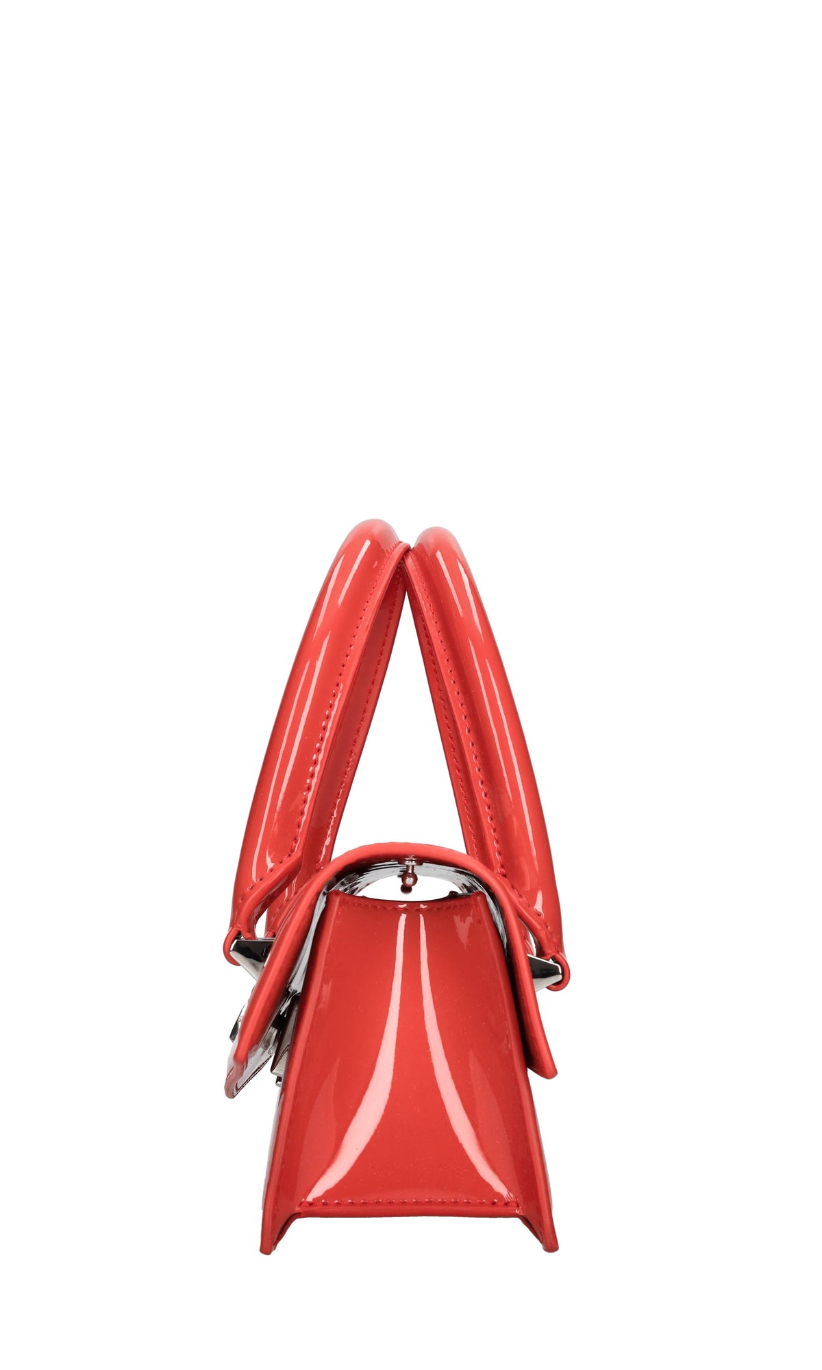 Borsa in pelle verniciata 
