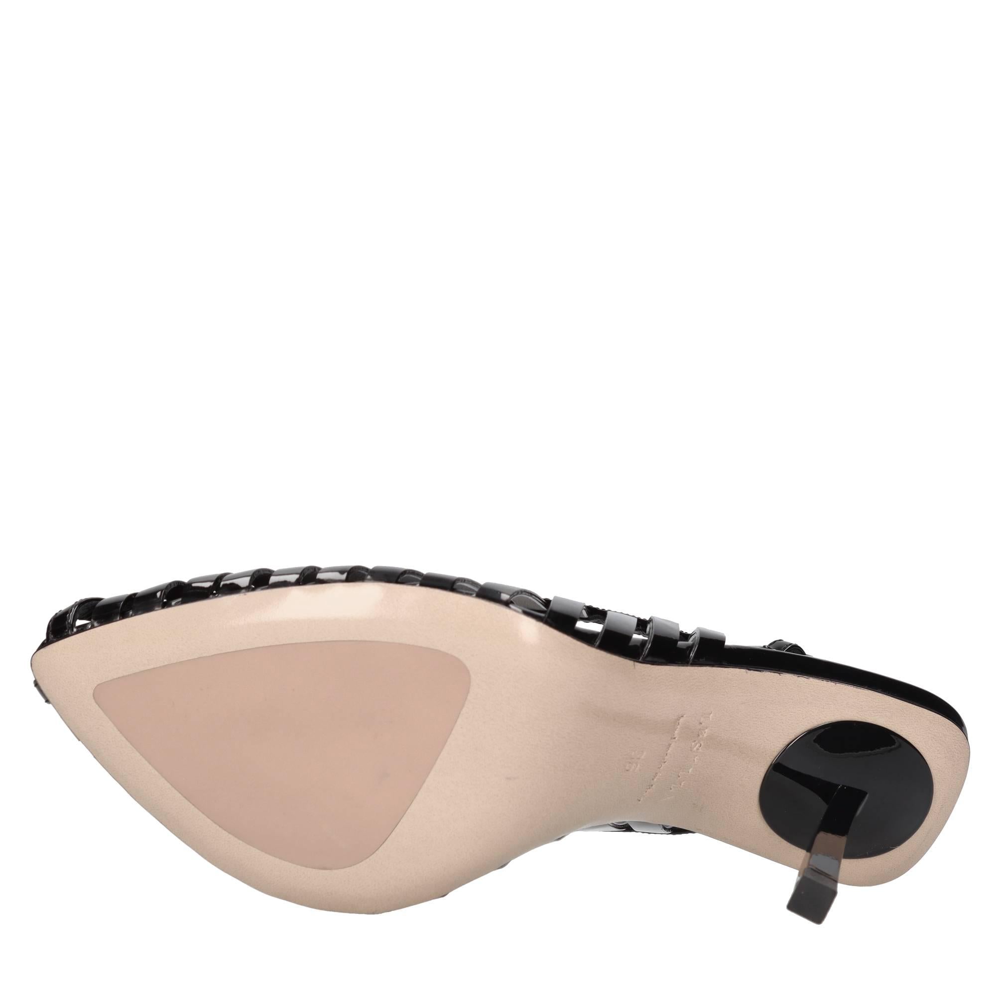Décoletté slingback modello Cage in vernice 