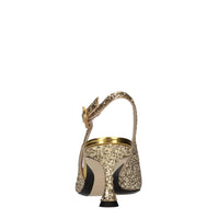 Décolléte slingback in glitter 