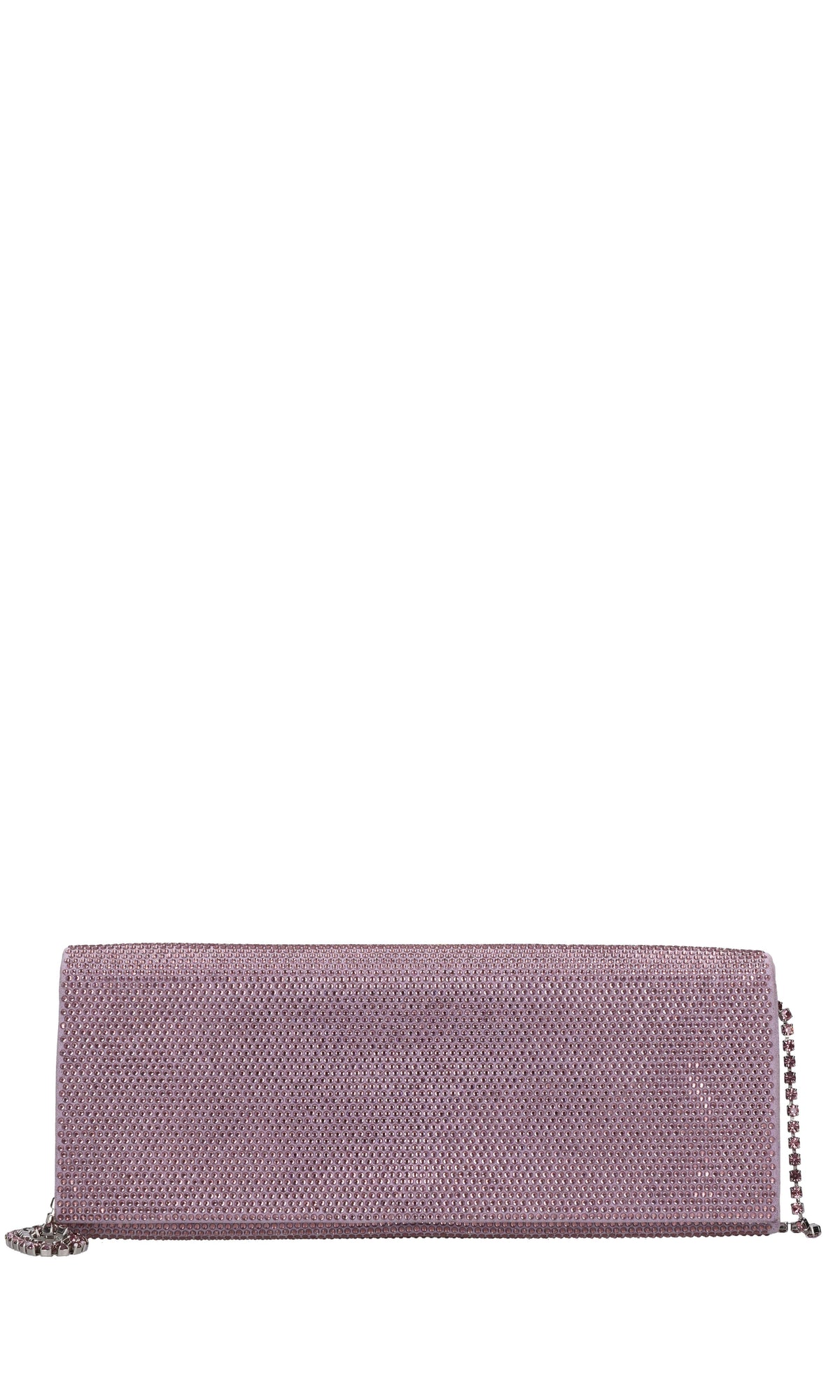 Borsa modello ENVELOPE in camoscio e strass 