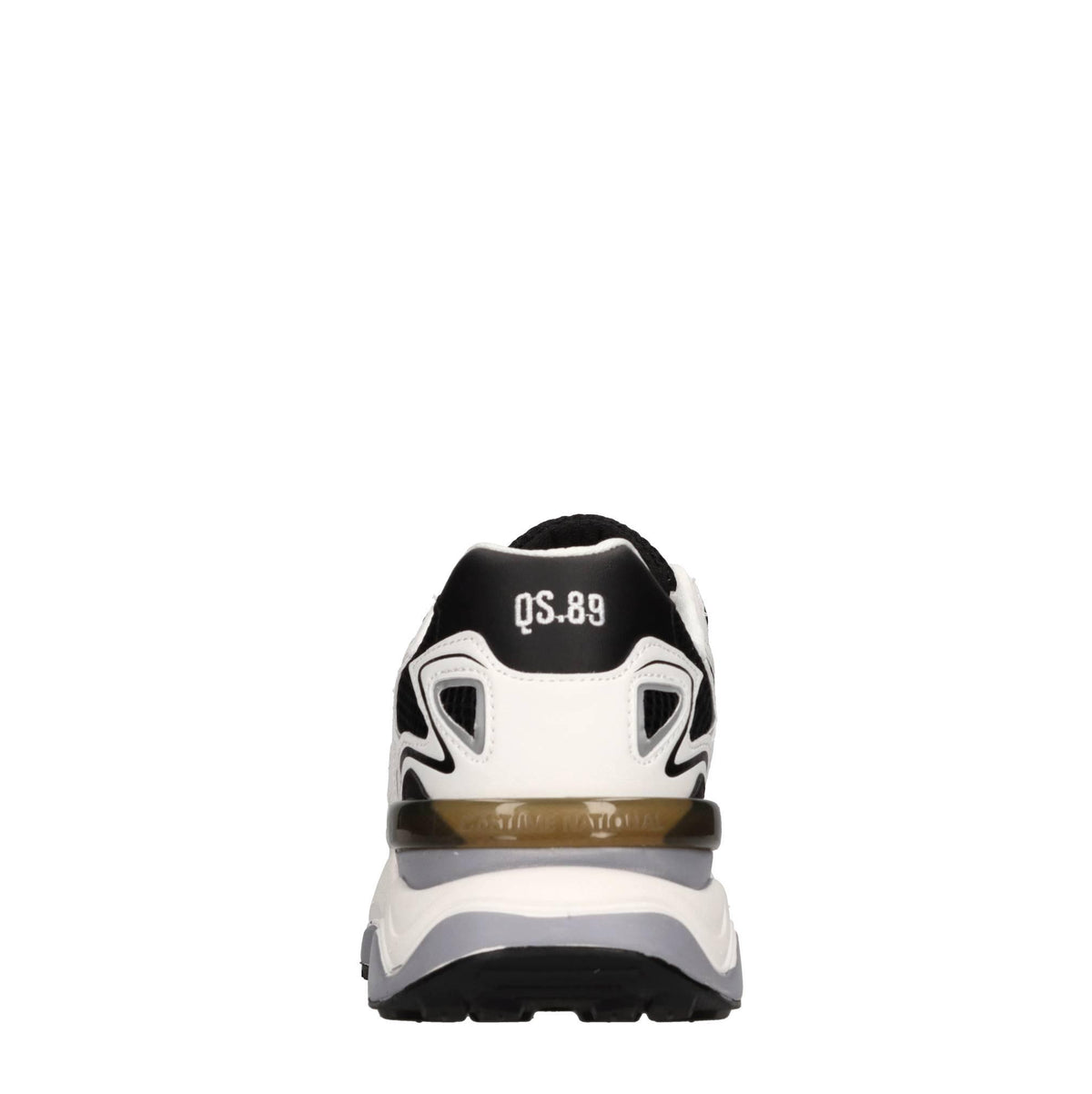 Sneakers in ecopelle e tessuto 