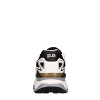 Sneakers in ecopelle e tessuto 